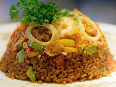 Rice With Squid