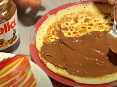 Plain Nutella Chocolate Crepe