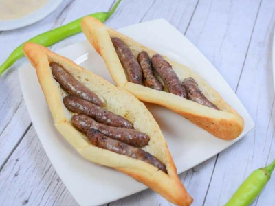 Oriental Sausage Sandwich