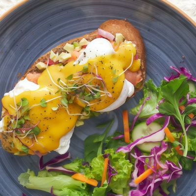 Salmon Eggs Benedict