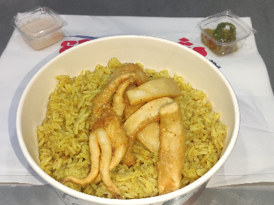 Rice With Squid Meal