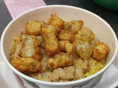 Rice With Squid Eggs Meal