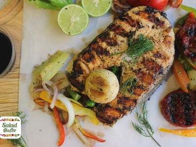 Grilled Salmon Dish