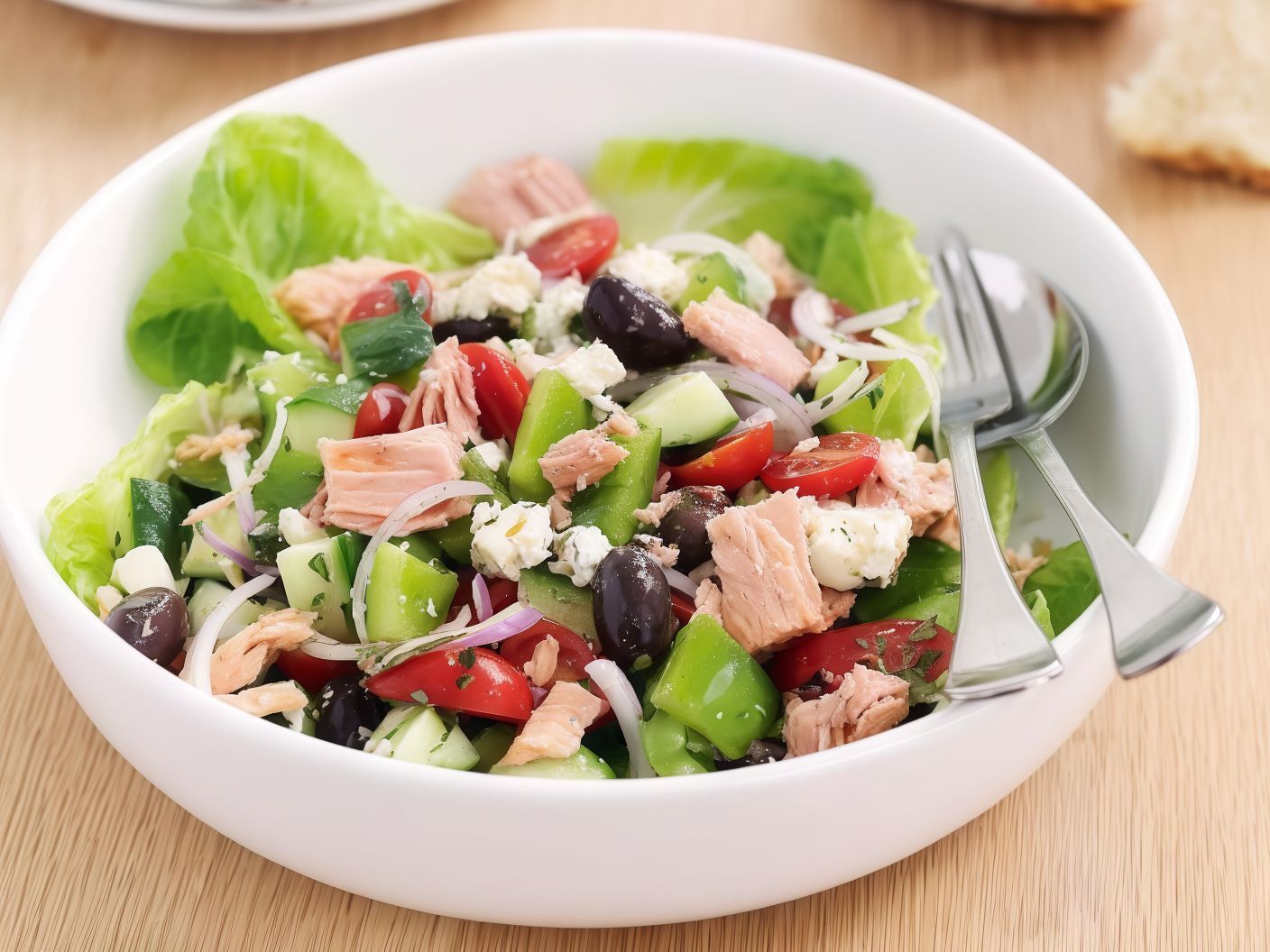 Mediterranean tuna salad