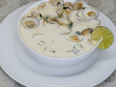 Boneless Clams Soup With Cream