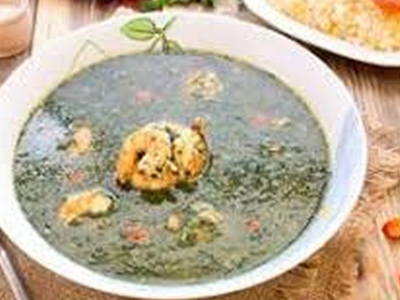 Molokhia With Shrimp
