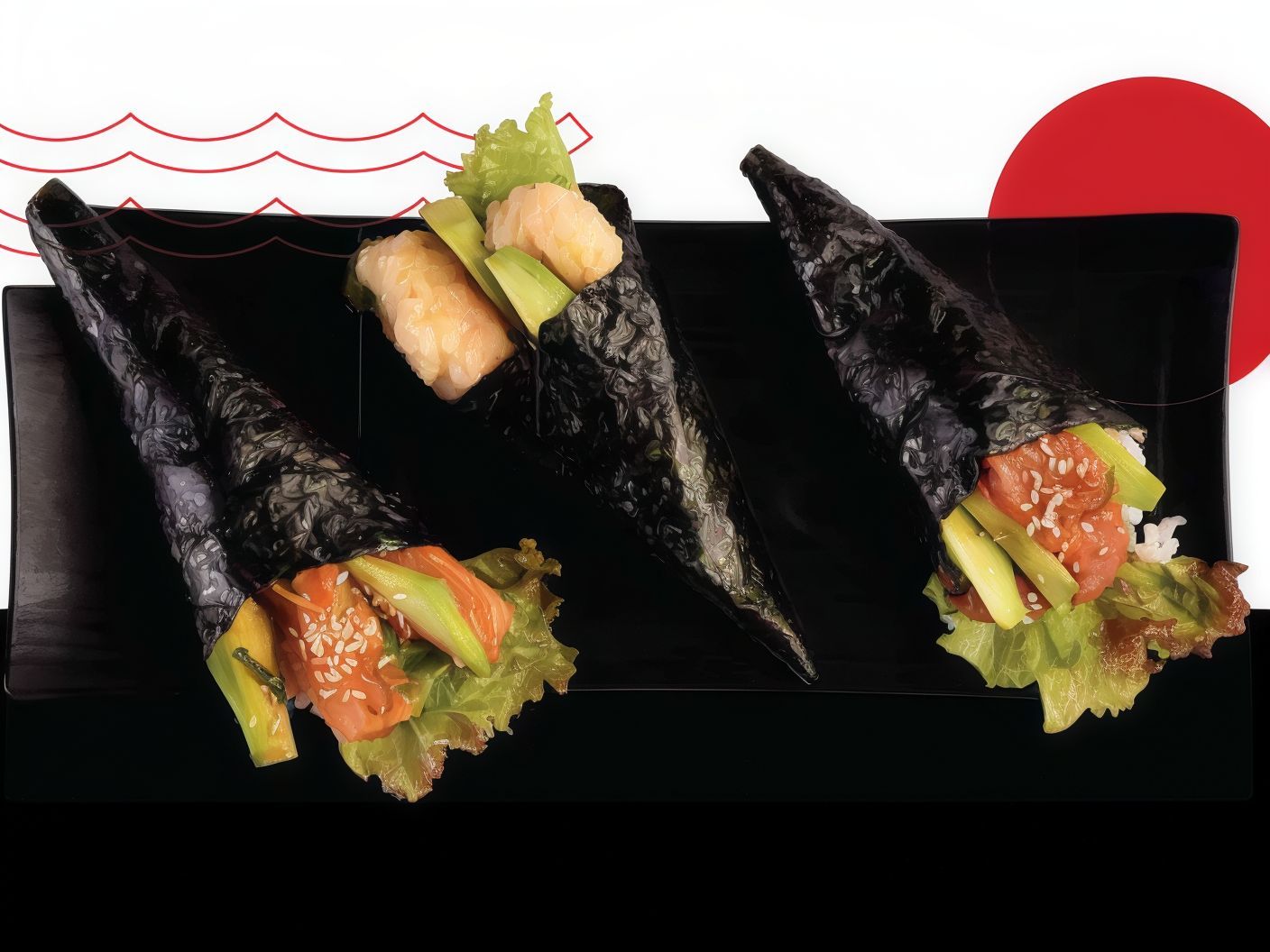 Spicy Salmon Temaki