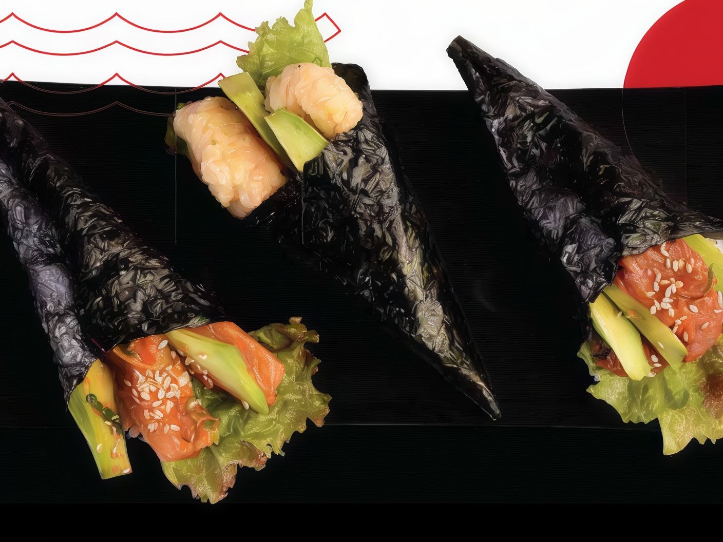 Crunchy Tempura Shrimp Temaki