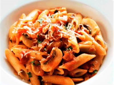 Mushroom Pasta Pan