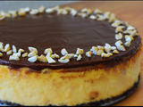 Nutella Chocolate With Nuts Cheesecake Slice