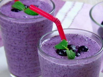 Blueberry Milkshake
