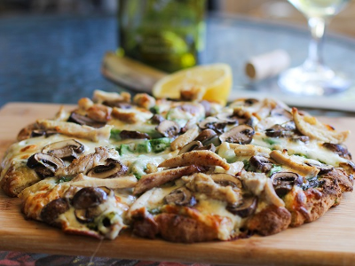 Chicken With Mushroom Italian Pizza