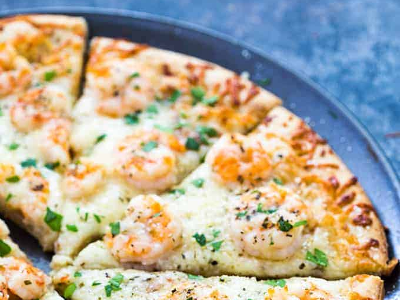 Shrimp With Tuna Italian Pizza