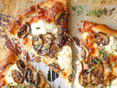 Mushroom Italian Pizza
