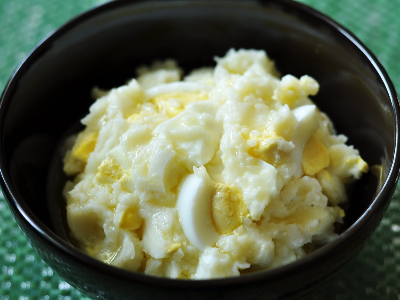 Mashed Potato With Boiled Egg Sandwich