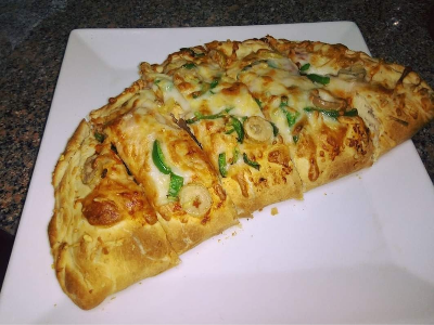 Stuffed Crust Chicken Calzone
