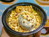 Lotus Sweet Potatoes With Ice Cream And Nuts