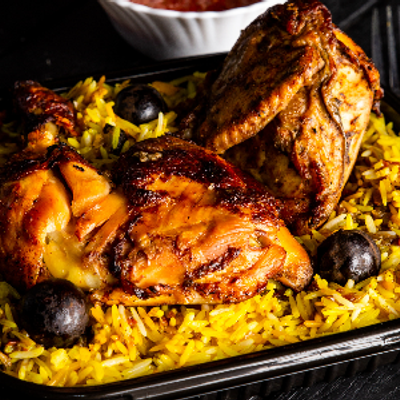 نصف دجاج برياني