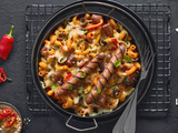 Pasta With Oriental Sausage Casserole