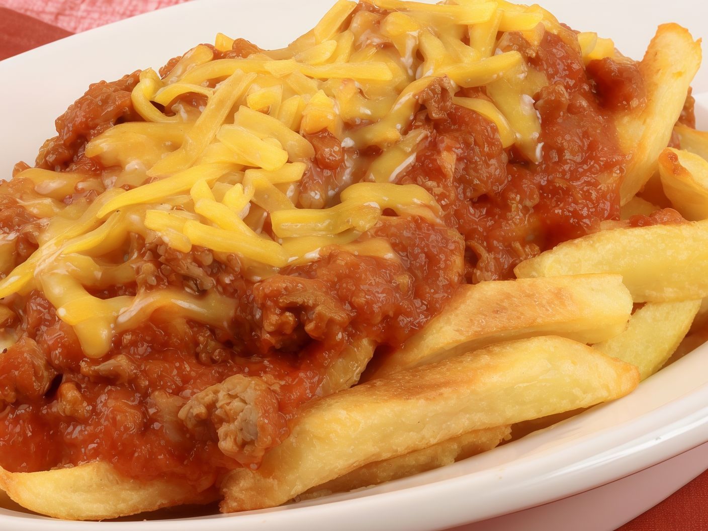 French Fries Sandwich With Minced Meat