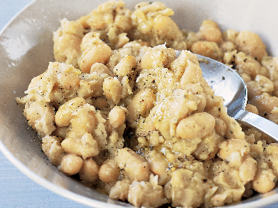 Mashed Potato Sandwich With Chickpeas