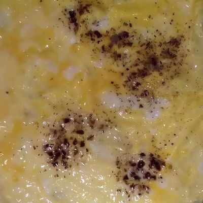 Taamia With Eggs Omelet Sandwich
