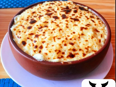 Oven Backed Rice With Meat Veal