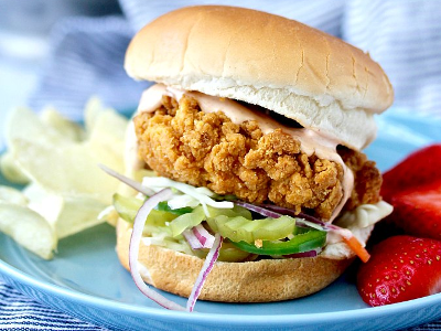 Dozer Chicken Fire Sandwich