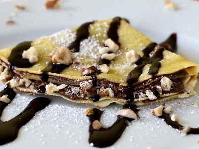 Chocolate With Hazelnut Crepe
