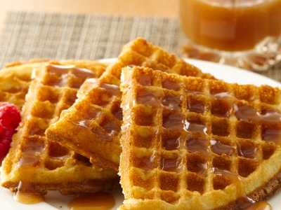 Caramel Chocolate Waffle