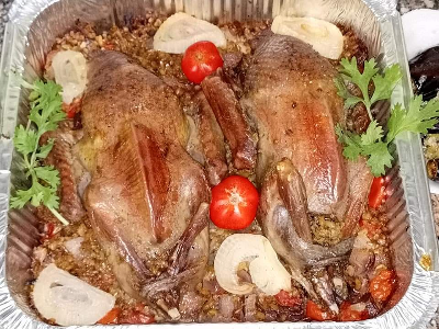 2 pieces Stuffed Pigeon