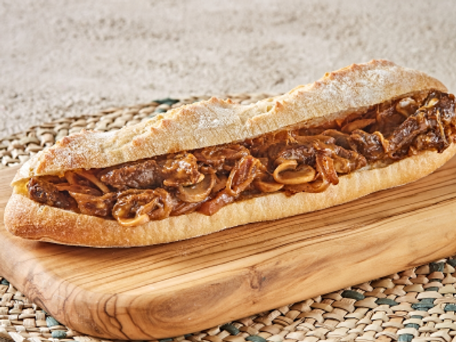 Steak With Mushroom Sandwich