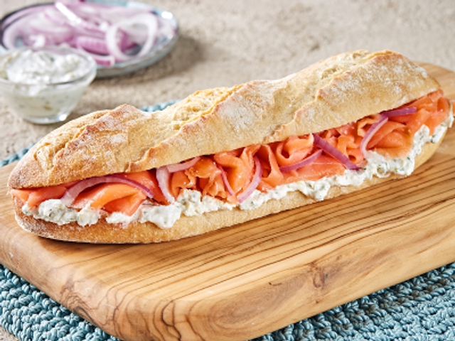 Gourmet Smoked Salmon Sandwich