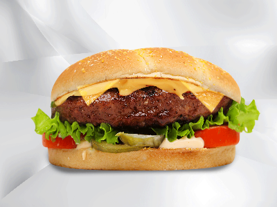 Deluxe Beef Burger Sandwich