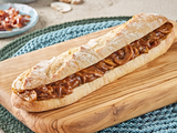 Caramelized Onion With Mushroom Sauce Sandwich