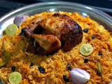 Half Grilled Chicken With Kabsa Rice