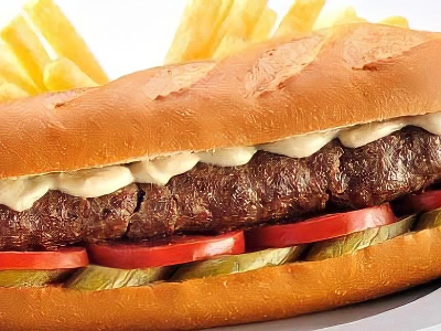 Kofta Sandwich Charcoal Grill