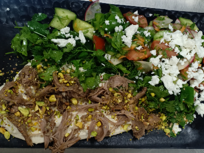Chickpeas Platter