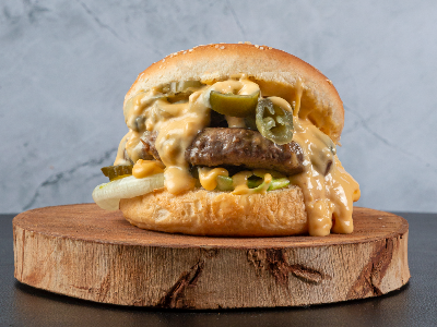 Cheese Beef Burger Sandwich