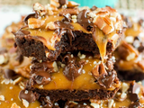Nutella Chocoalte With Caramel Brownies