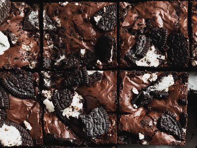 Nutella Oreo Brownies