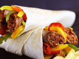 Grilled Sausage Wrap Sandwich