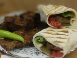 Grilled Liver Wrap Sandwich