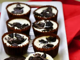2 Peanut Butter Oreo Cheesecake Cupcake