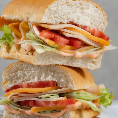 Turkey And Cheese Sandwich