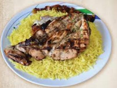 1/2 Grilled Chicken With Kabsa Rice