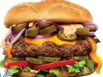 Chili Fire Beef Burger Sandwich