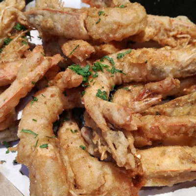 Fried Jumbo Shrimp Head And Tail Kilo