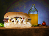 Smoked Texas Sausage Sandwich