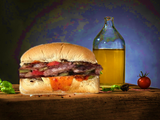 Sweet Chili Sausage Sandwich